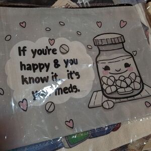 Cute Medicine Pouch with Heart Design